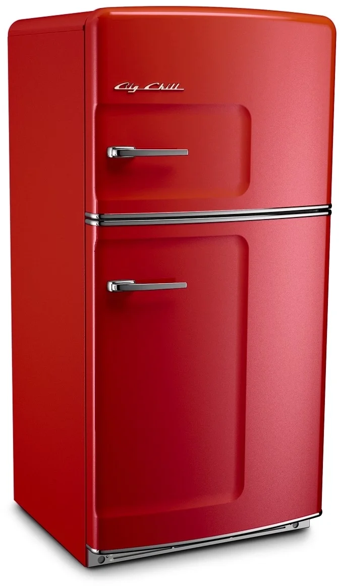 Big Chill BC21TFRLI1CR 33 Inch Freestanding Retro Refrigerator