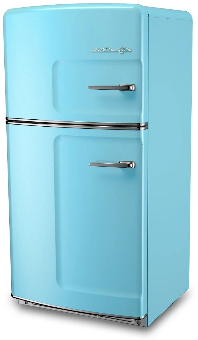 Big Chill BC21TFRRI1BB 33 Inch Freestanding Retro Refrigerator with 20.5 ...