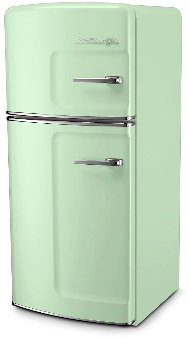 Big Chill BC14TFRRI1JG 28 Inch Retro Refrigerator With Ice Maker: Jadeite...