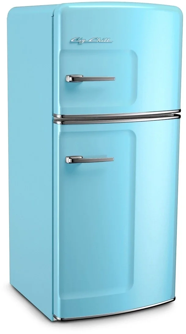Big Chill BC14TFRLX1BB 28 Inch Retro Refrigerator Without Ice Maker