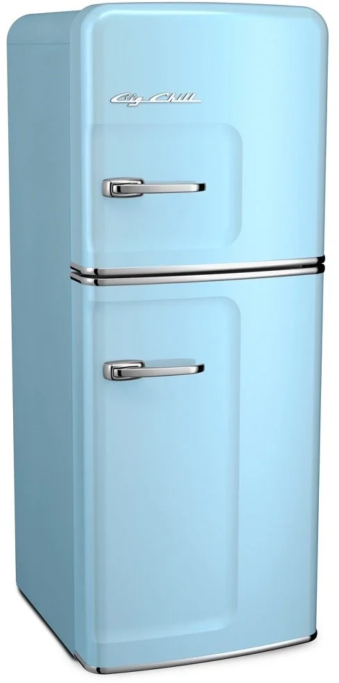 Big Chill BC11TFRLI1PL 24 Inch Retro Refrigerator With Ice Maker