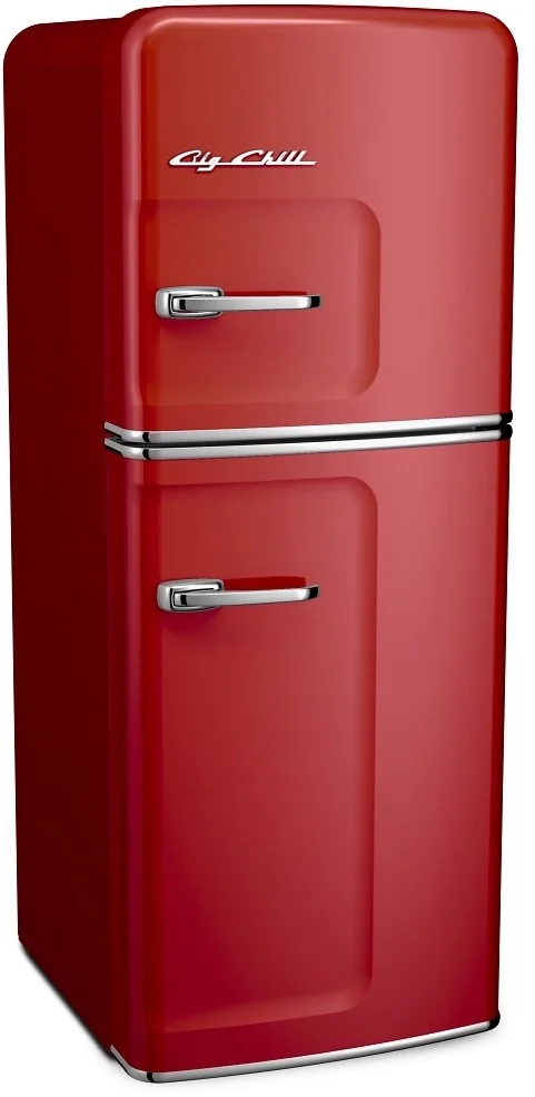 Big Chill BC11TFRLI1PL 24 Inch Retro Refrigerator With Ice Maker