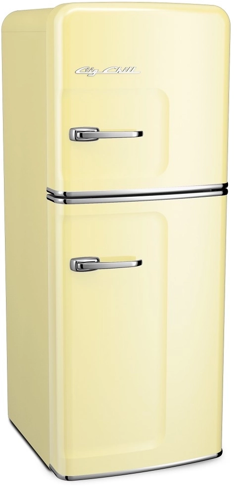 frifri0006　ホワイトXS Galanz 3.1 Cu ft Double Door Retro Mini Fridge with Freezer