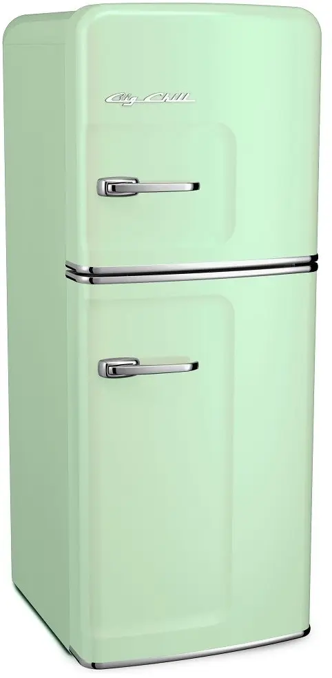 ビンテージフラワ-ベ-ス?(White friars 1966年) Big Chill BC11TFRLX1CW 24 Inch Retro Refrigerator Without Ice