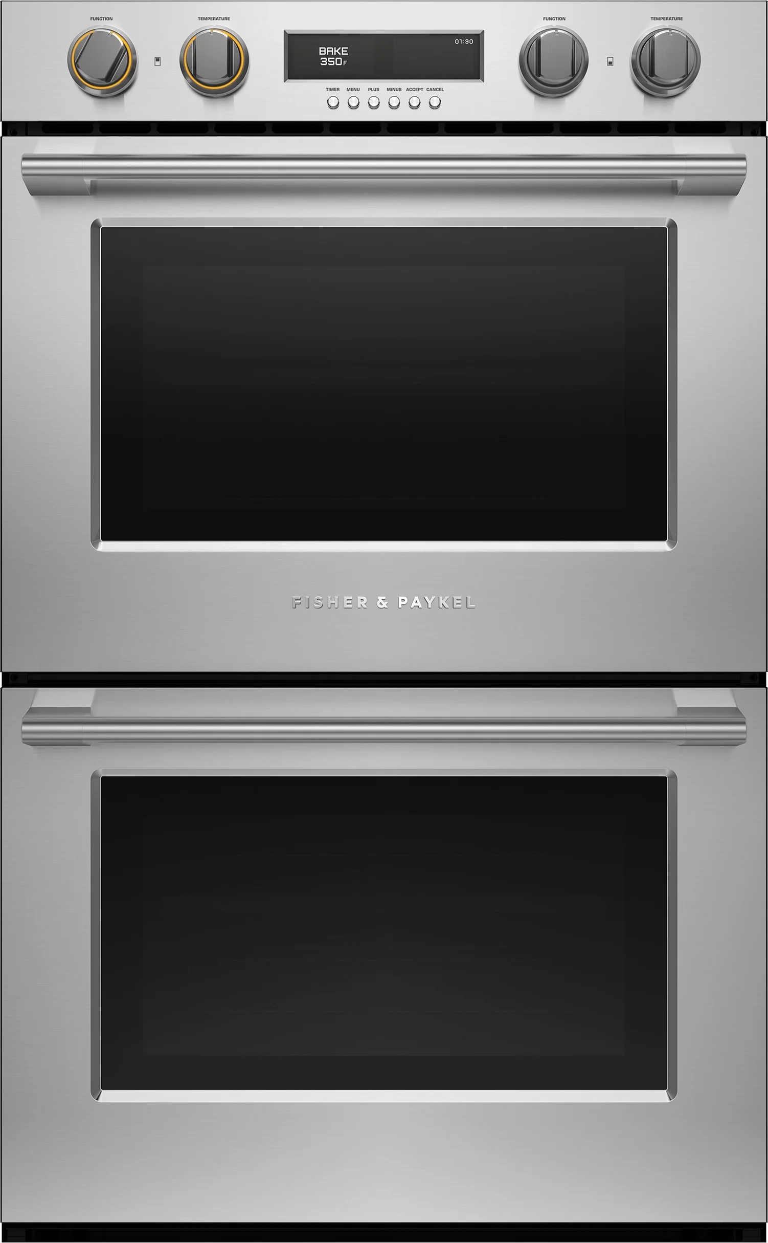 Fisher Paykel WODV330 30 Inch Double Oven, 10 Function, Dial, Self-Clean...