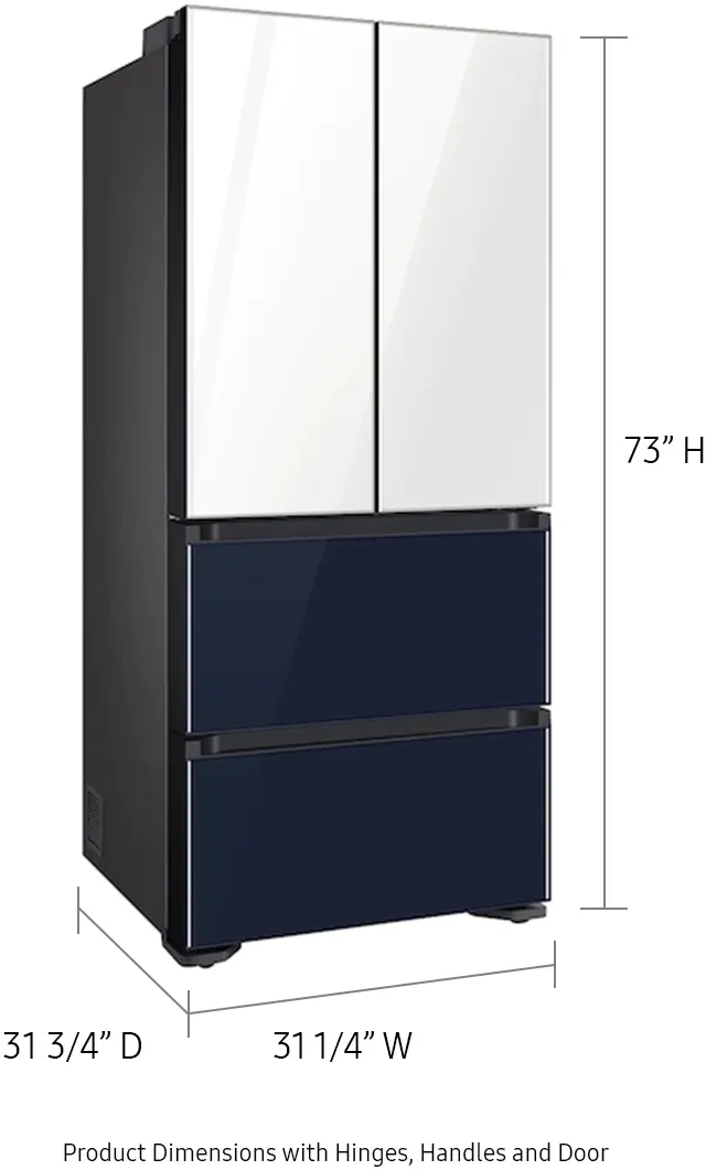 Samsung RQ48T94B277 White-Navy Glass
