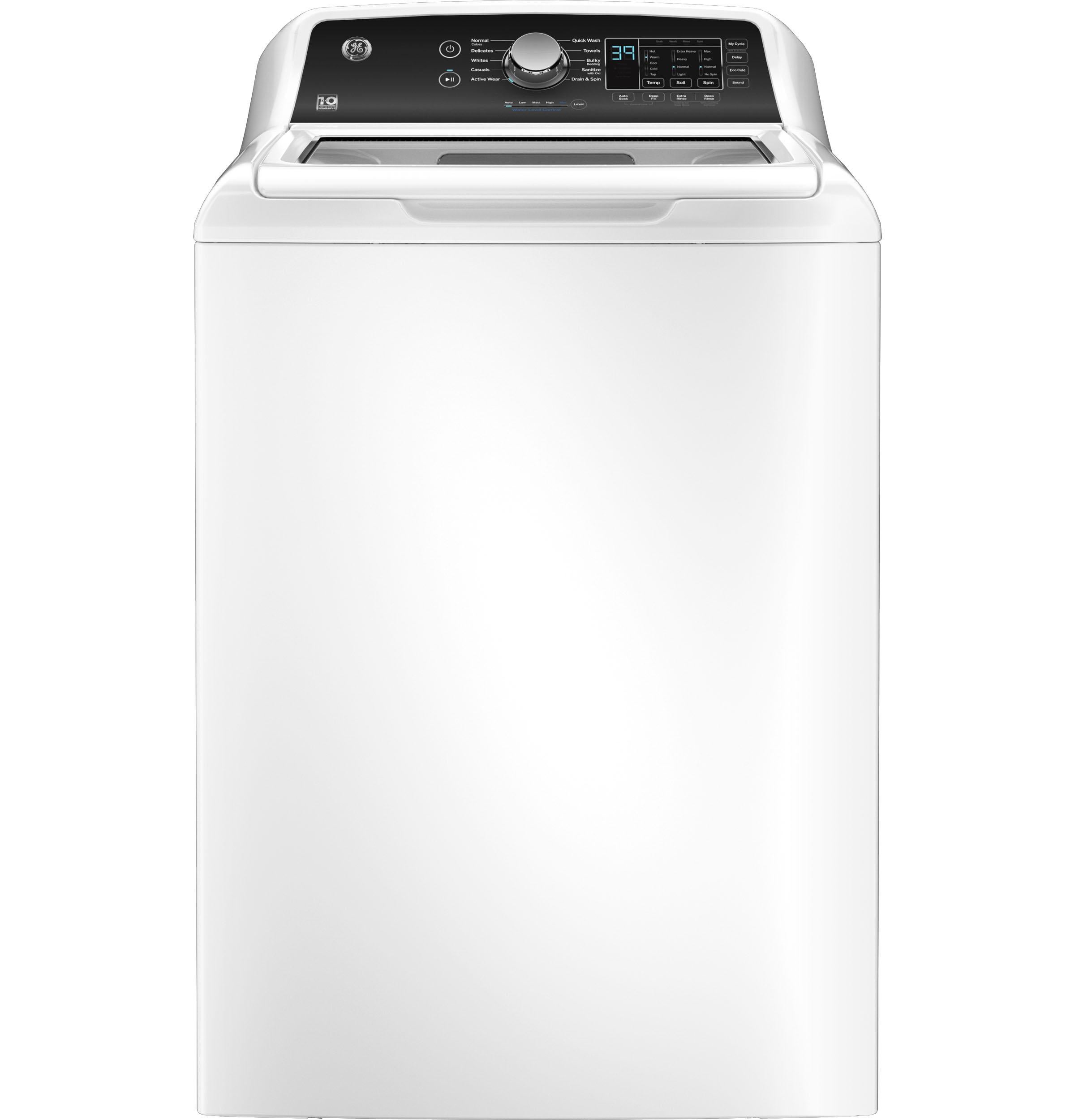 GE GTW585BSVWS 27 Inch Top Load Washer White | Plesser's Appliances