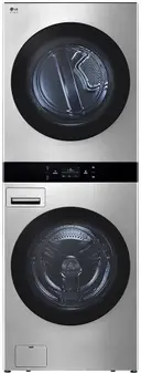 27 Inch Smart WashTower with 5.0 cu.ft. Washer, 7.4 cu.ft. Dryer, AI Sensor Dry, TurboSteam®, Allergiene® Cycle, Soil Sensor, TurboWash® 360, ezDispense®, and Energy Star Qualified