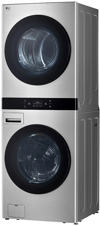 LG Studio SWWE50N3 27 Inch Smart WashTower with 5.0 cu.ft. Washer, 7....