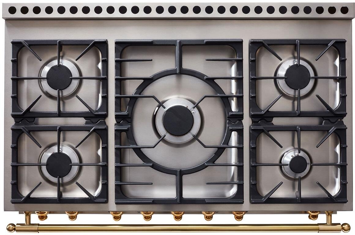 La Cornue C1HF 43 Inch Freestanding Dual Fuel Range Winter Sky