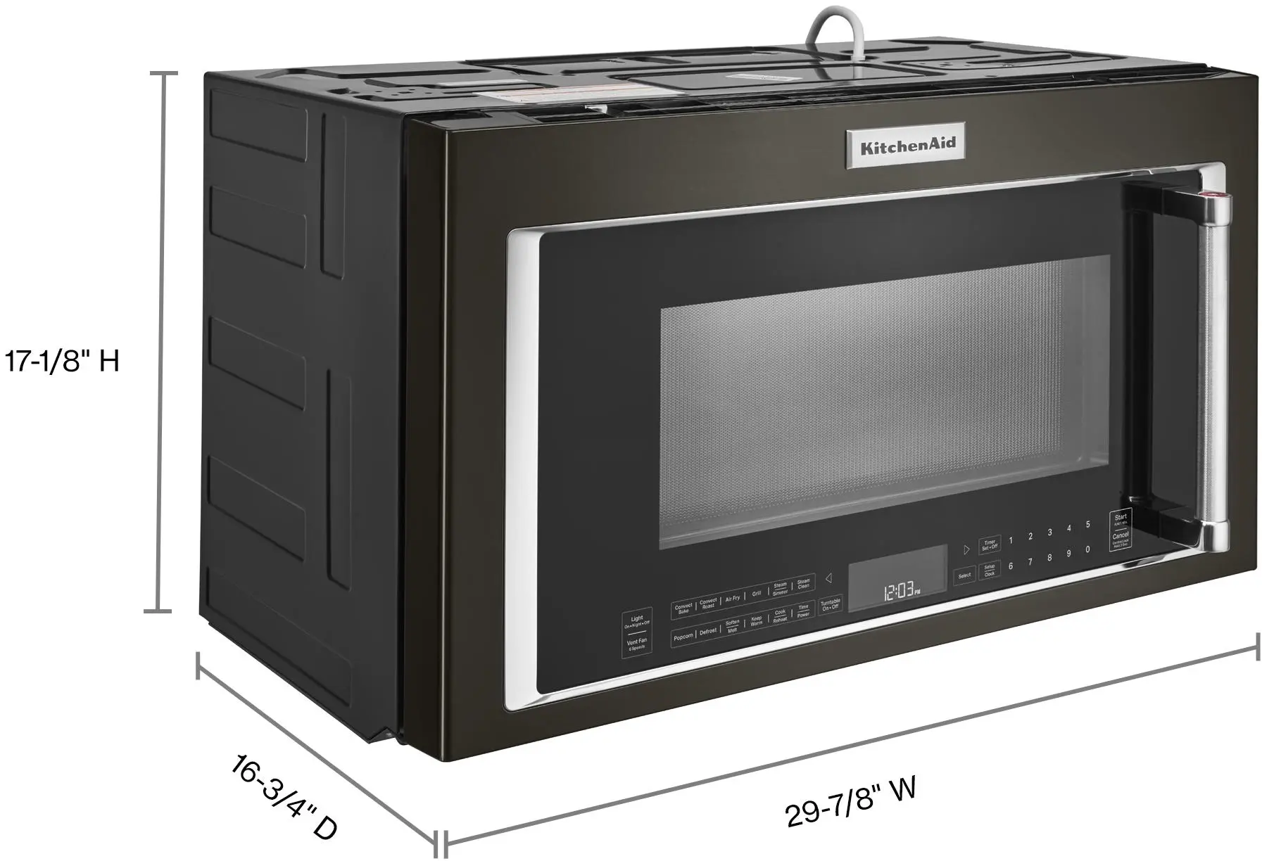 KitchenAid KMHC319LBS Black Stainless Steel with PrintShield Finish