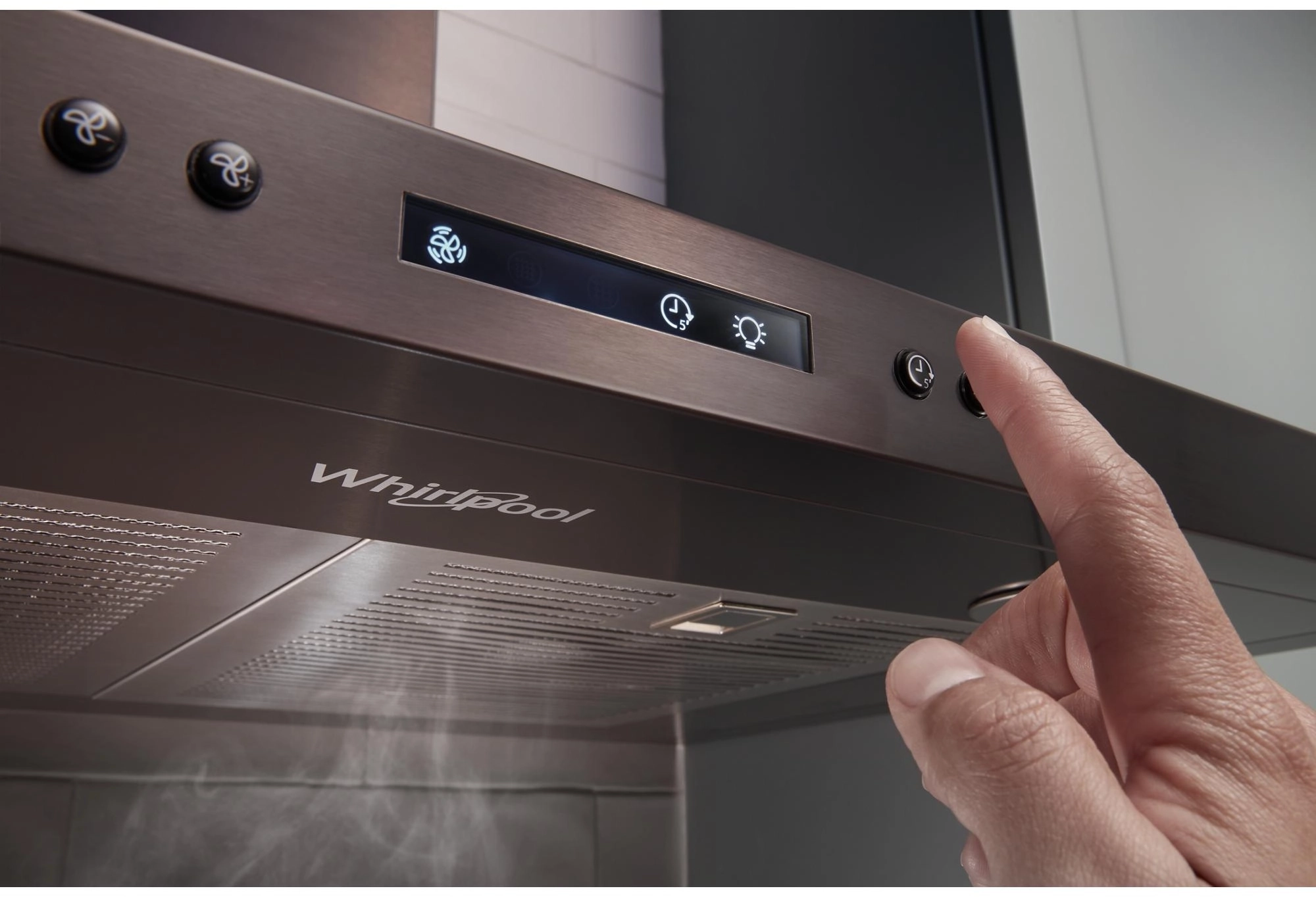 Whirlpool WVW93UC0LV Fingerprint-Resistant Black Stainless Steel