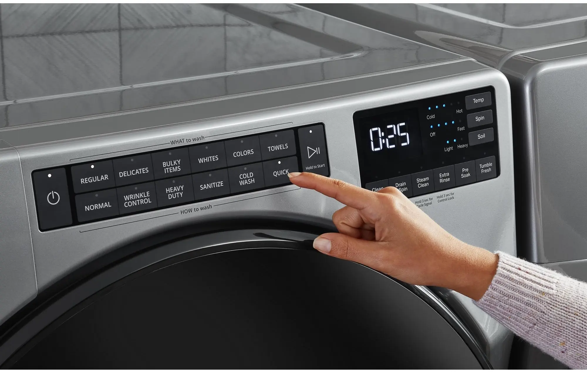 Whirlpool WFW5605MC Chrome Shadow