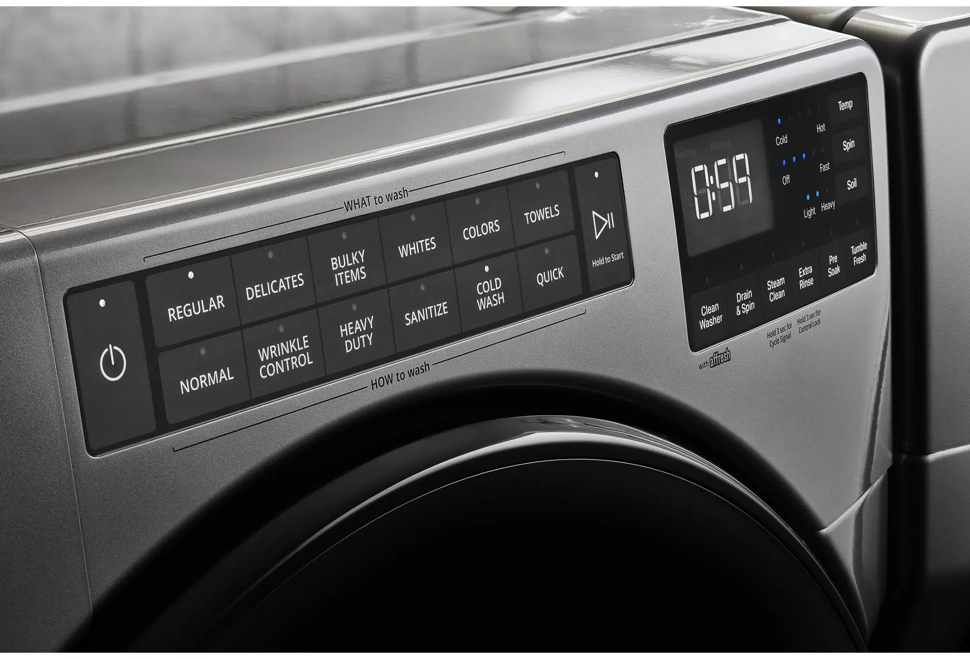 Whirlpool WFW5605MC Chrome Shadow