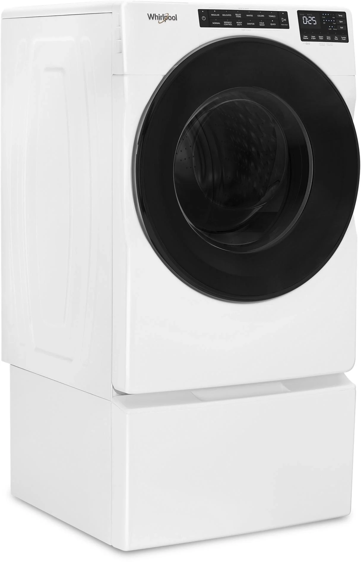 Whirlpool WFW5605MW 27 Inch Front Load Washer With 4.5 Cu. Ft. Capacity ...