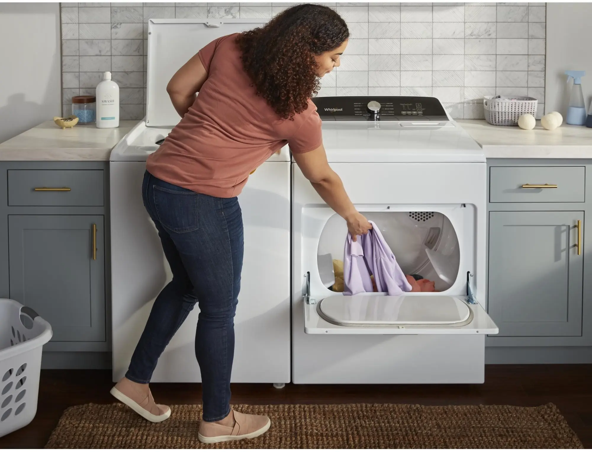 Whirlpool WGD500RLW 29 Inch Gas Dryer White | Plesser's Appliances