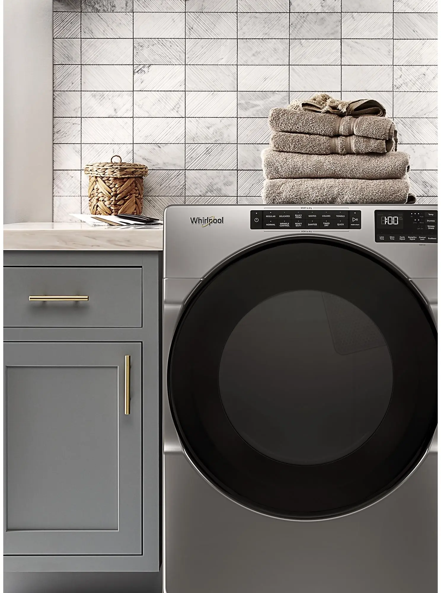 Whirlpool WED5605MC Chrome Shadow