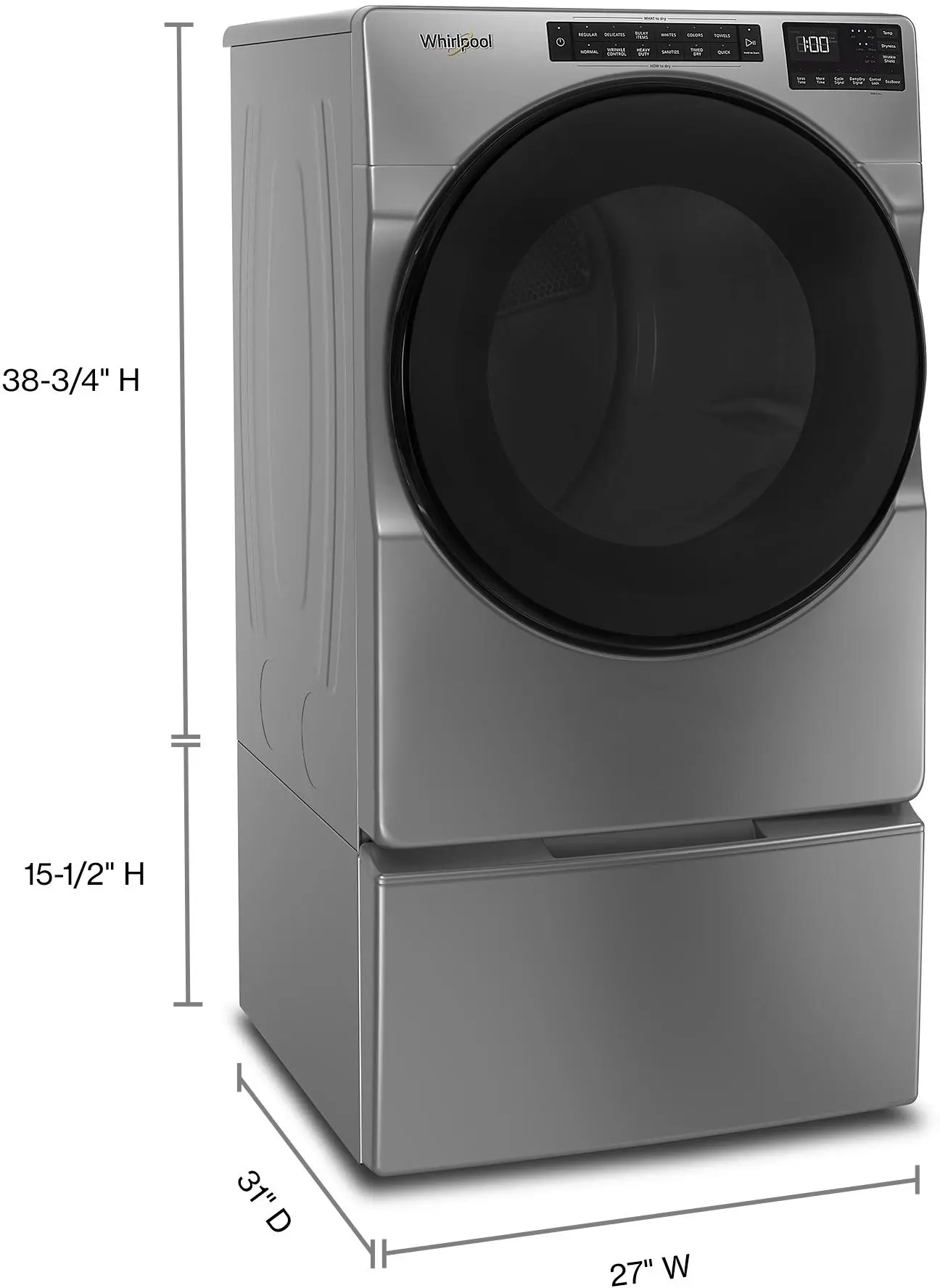 Whirlpool WGD5605MC Chrome Shadow