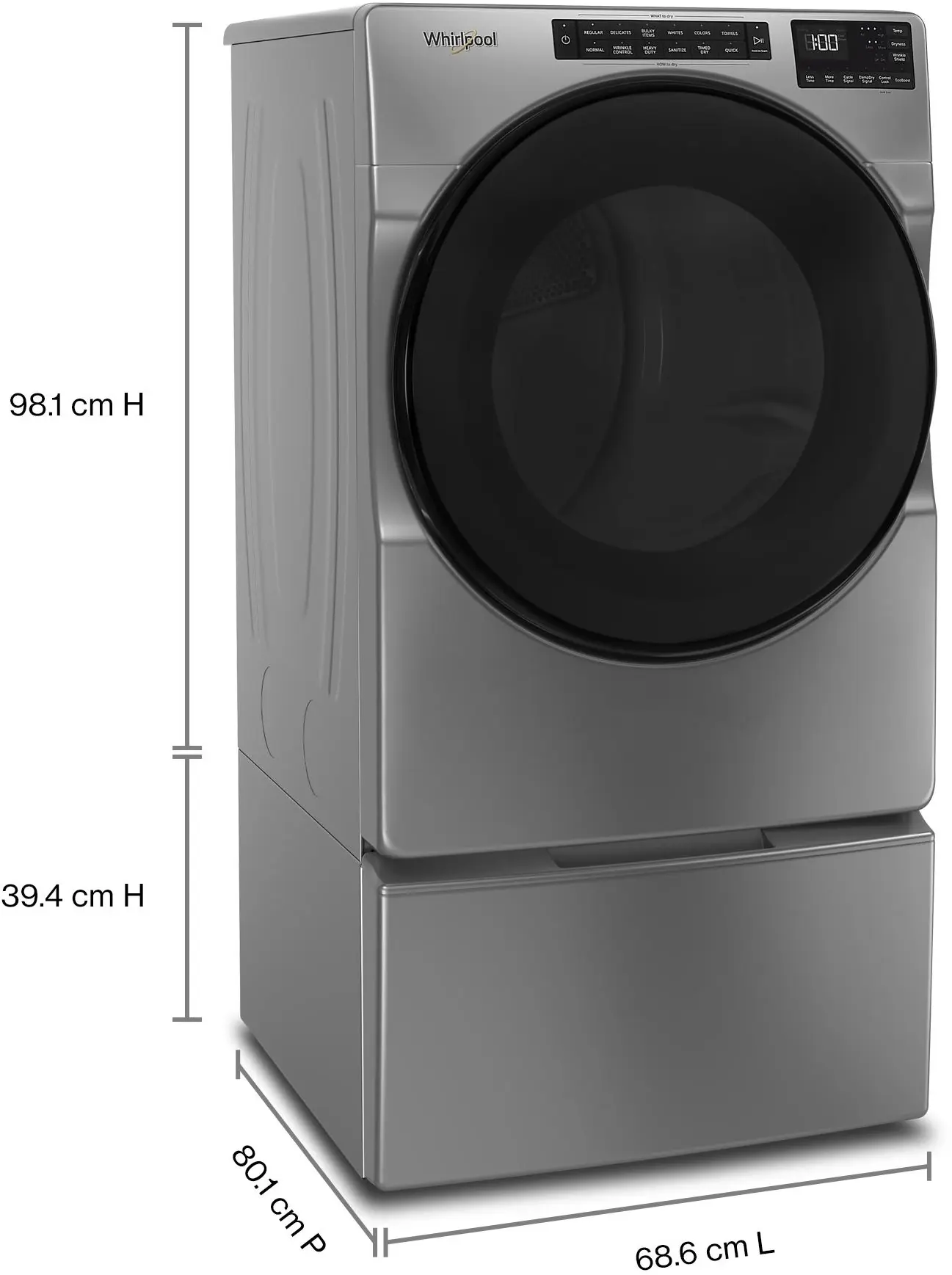 Whirlpool WGD5605MC Chrome Shadow