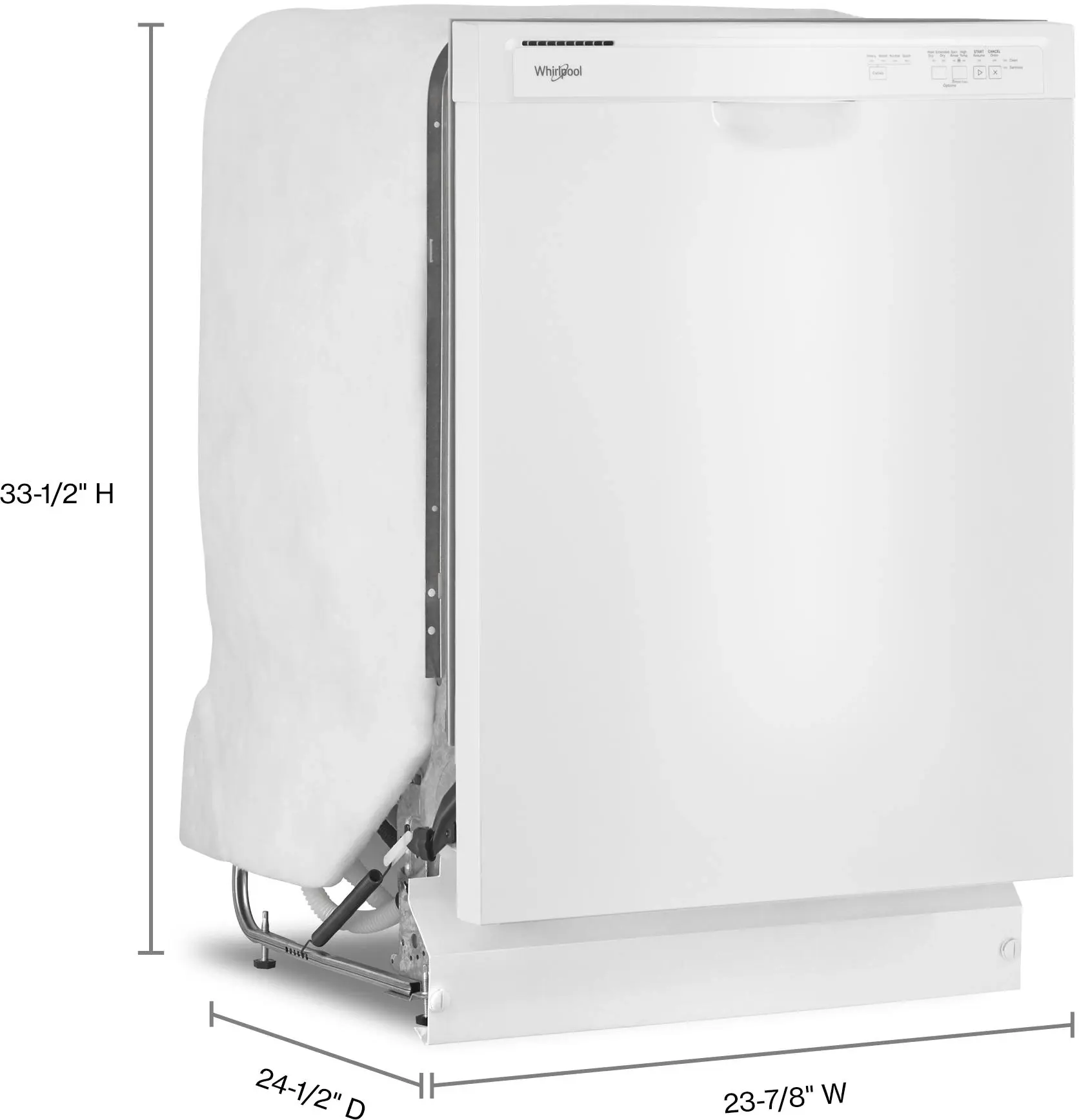 Whirlpool WDF340PAMW White