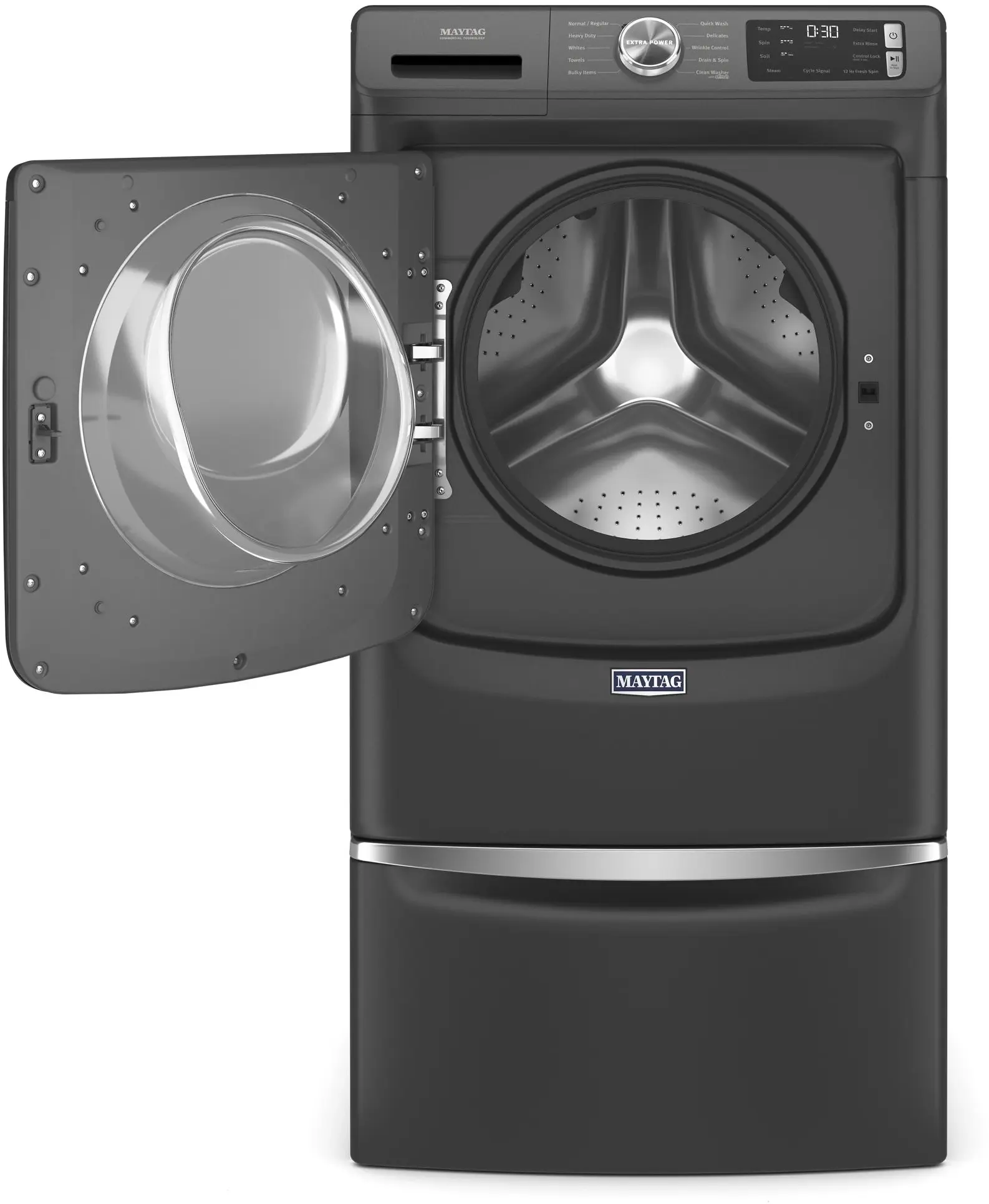 Maytag MHW5630MBK 27 Inch Front Load Washer Volcano Black