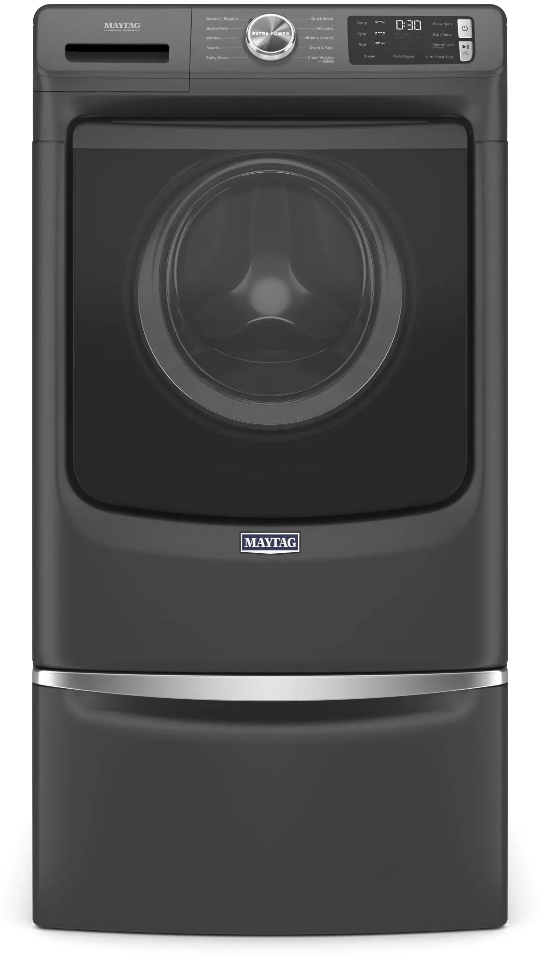 Maytag MHW6630MBK 27 Inch Front Load Washer Volcano Black
