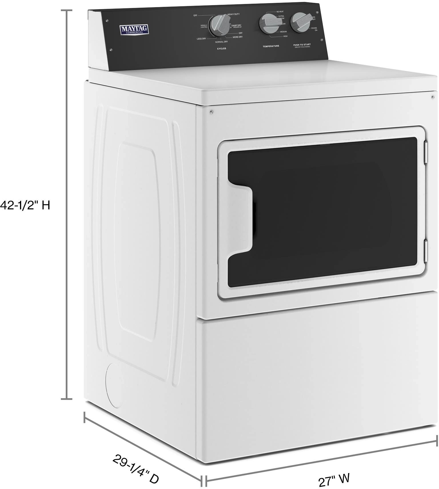 Maytag MEDP586KW White