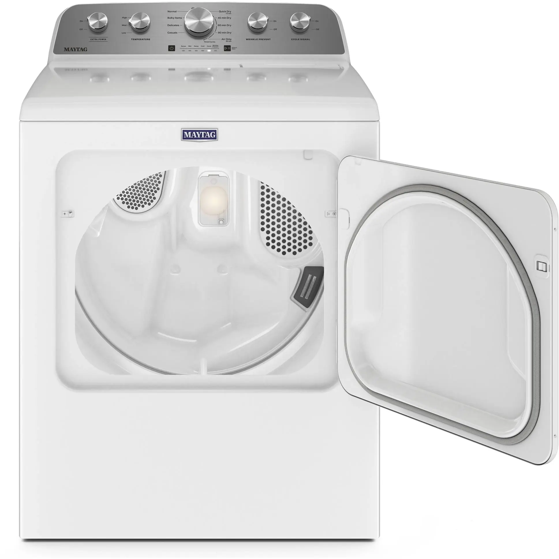 Maytag MGD5030MW 7.0 cu ft Front Load Gas Dryer: White | Plesser's