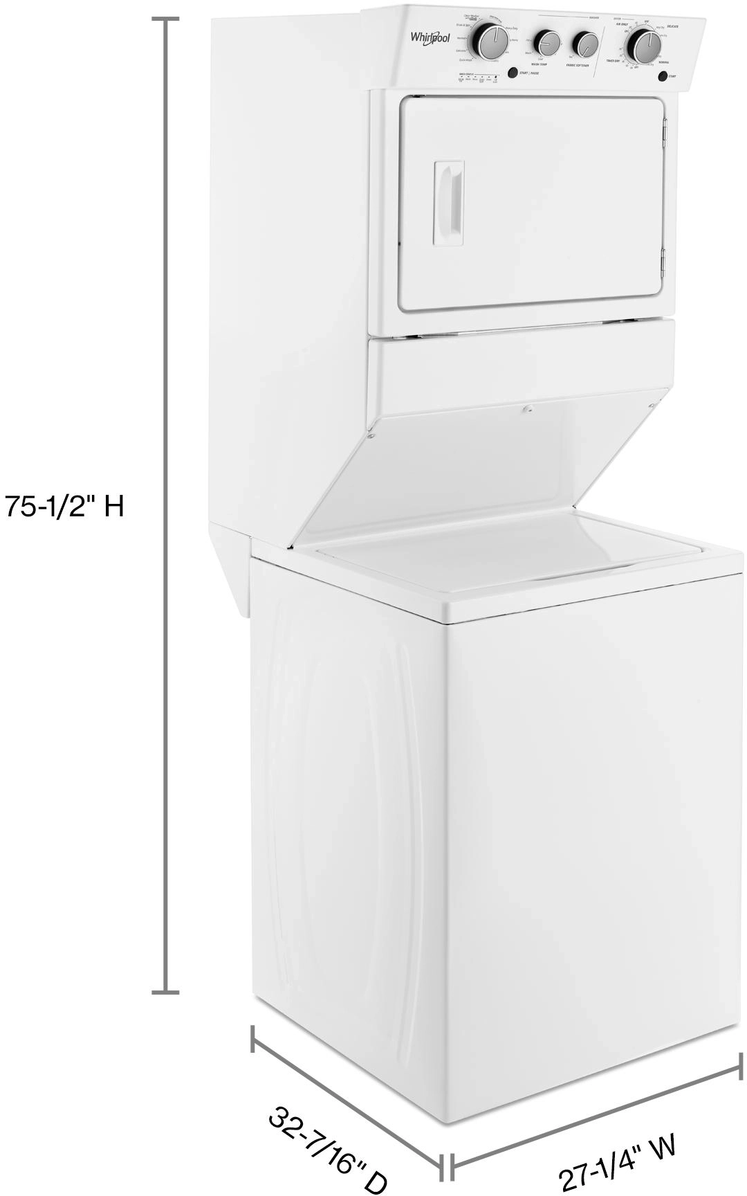 Whirlpool WET4027HW White