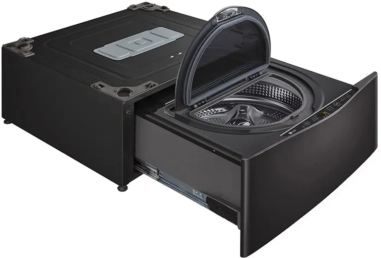 LG WD200CB Black Steel