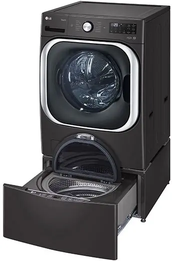 LG WD200CB Black Steel