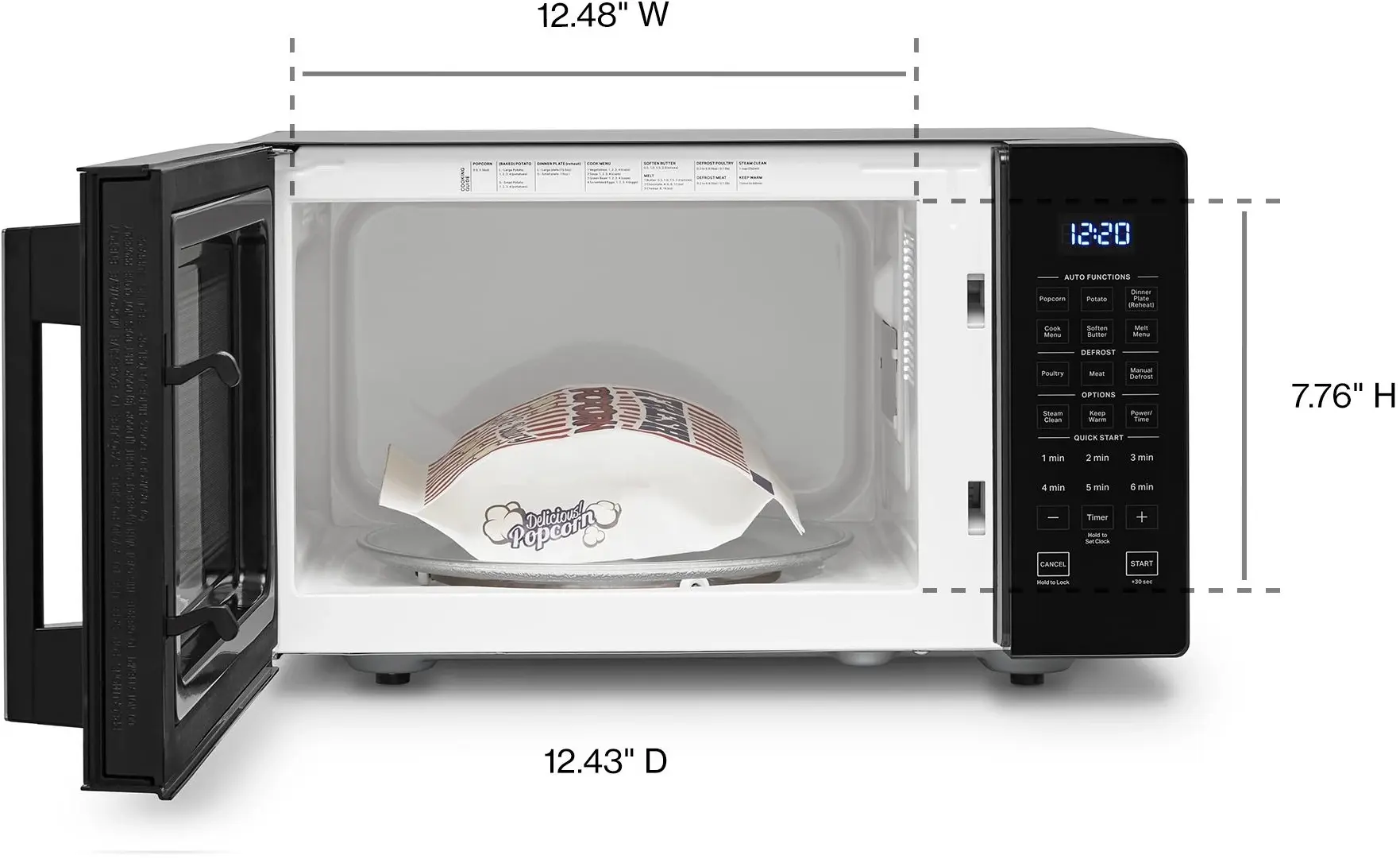 Whirlpool WMC30309LB Black