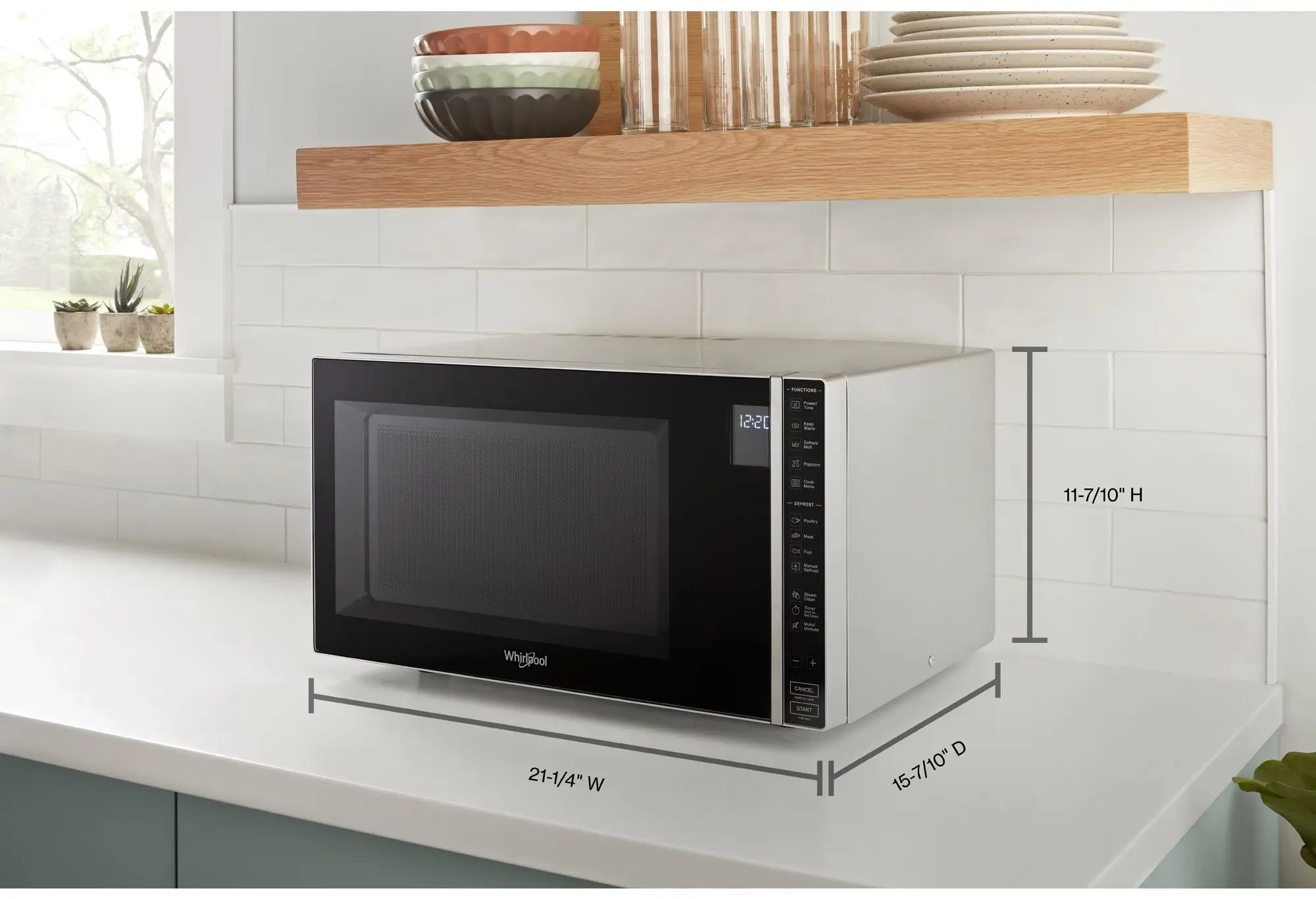 Whirlpool WMC30311LD Silver