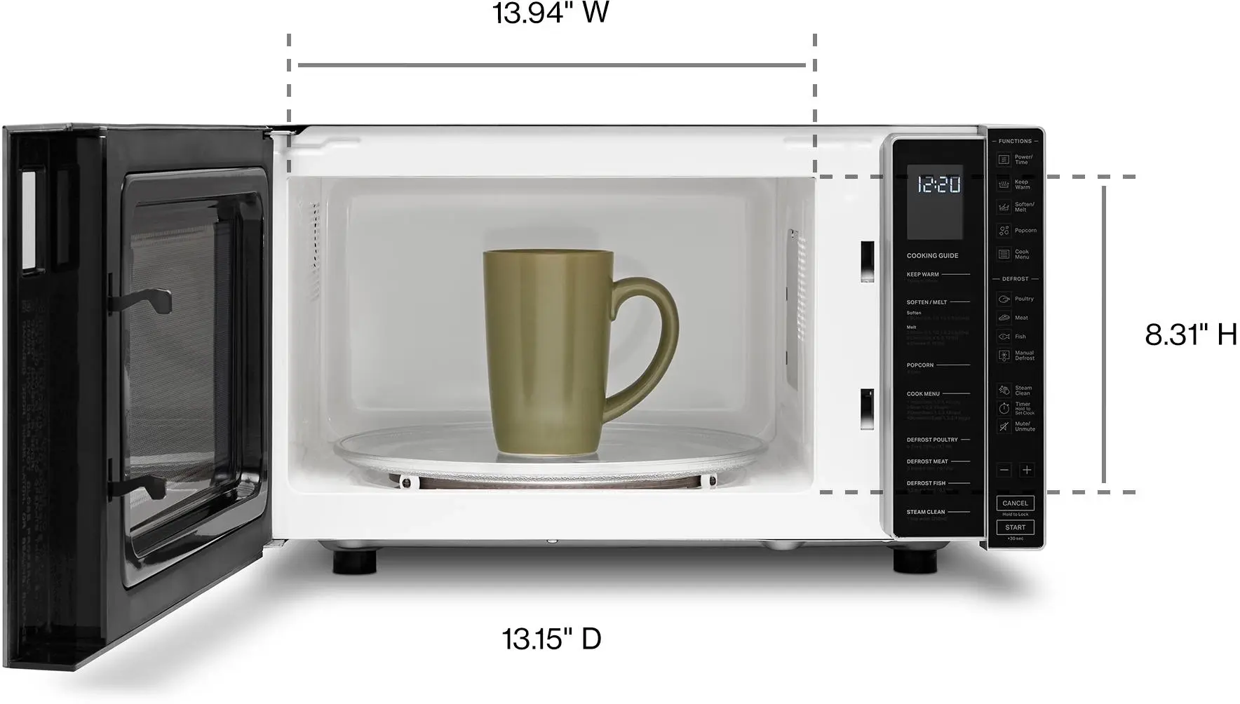 Whirlpool WMC30311LD Silver