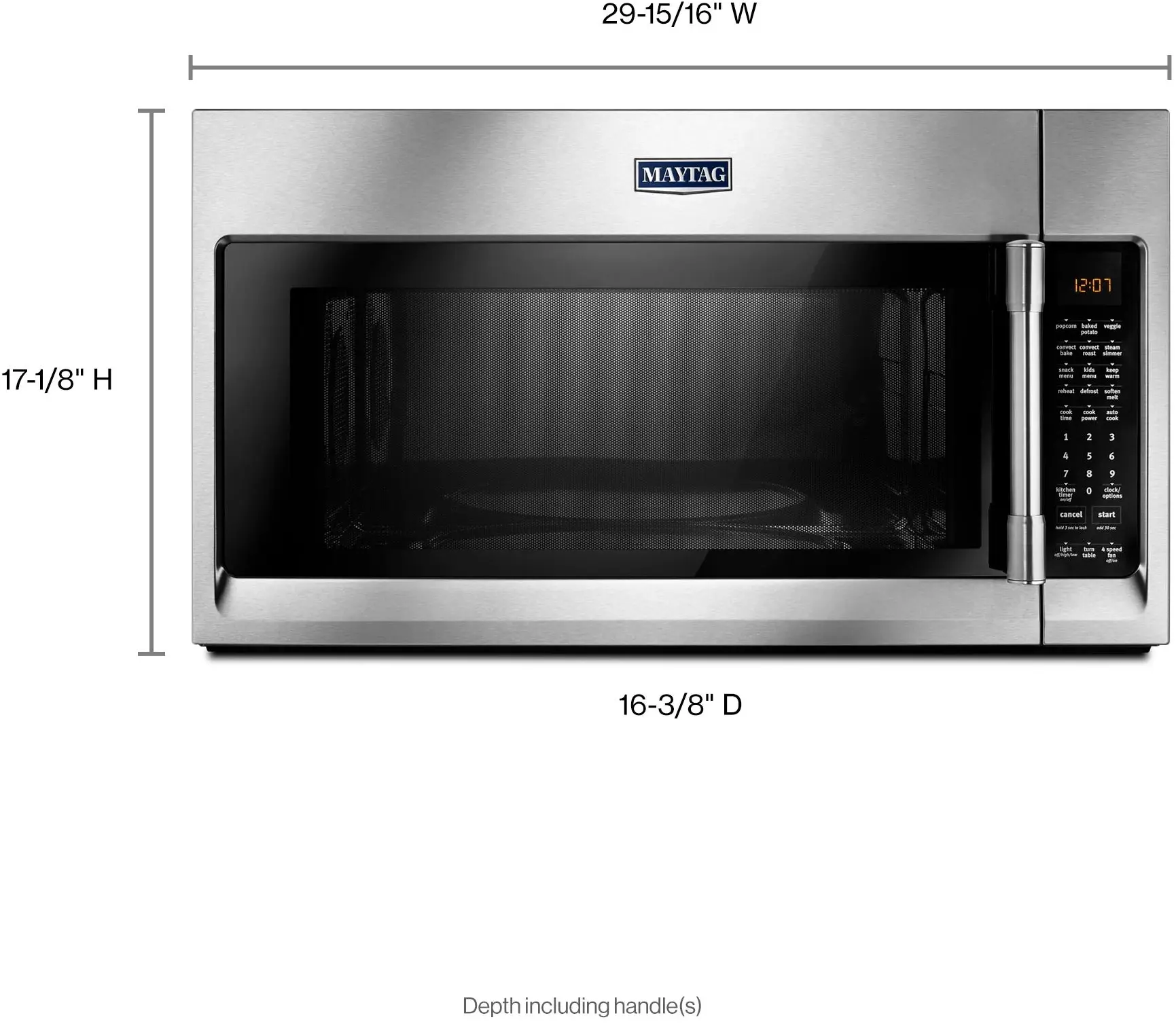 Maytag MMV6190FZ Fingerprint Resistant Stainless Steel