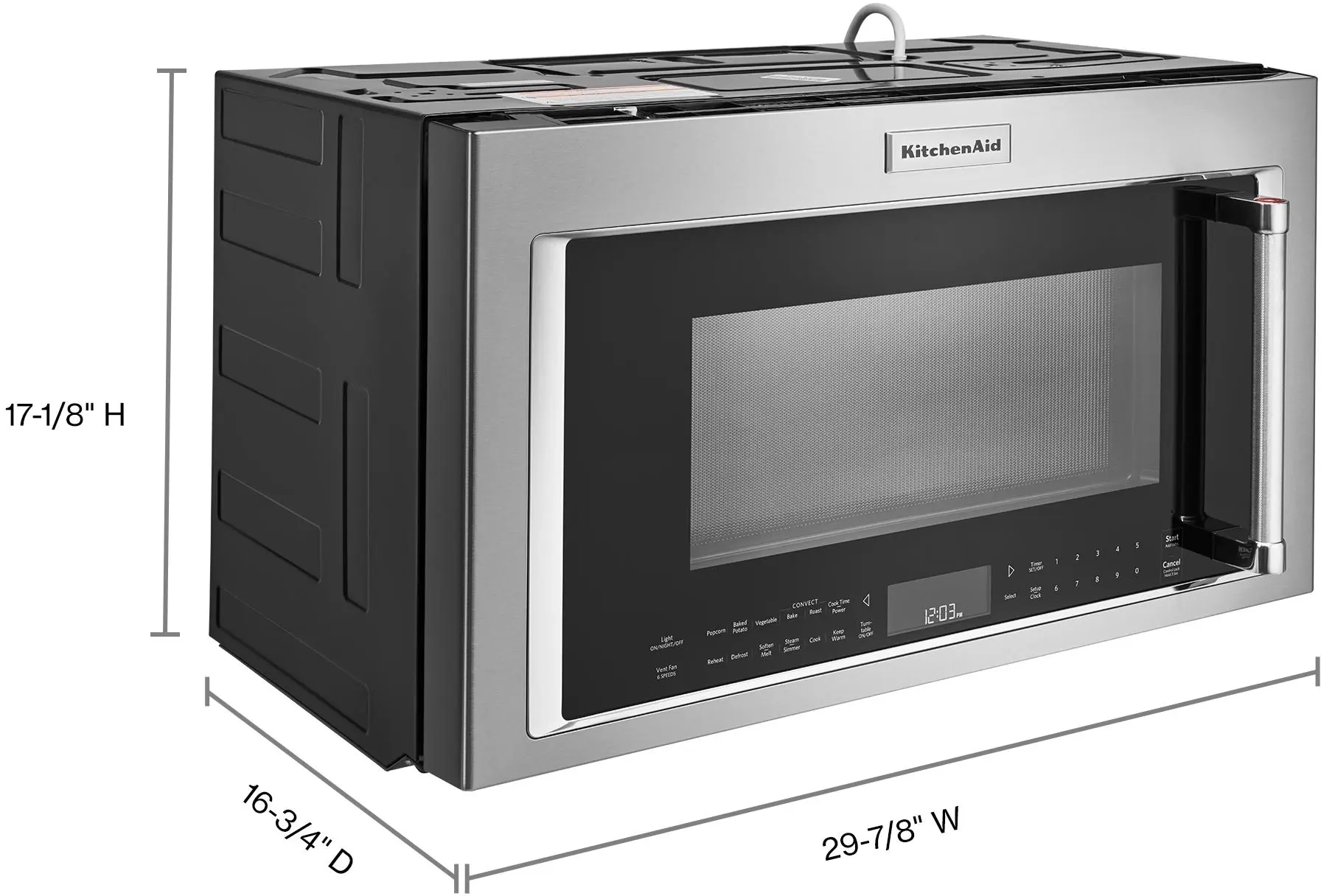 KitchenAid KMHC319KPS Print Shield Stainless Steel