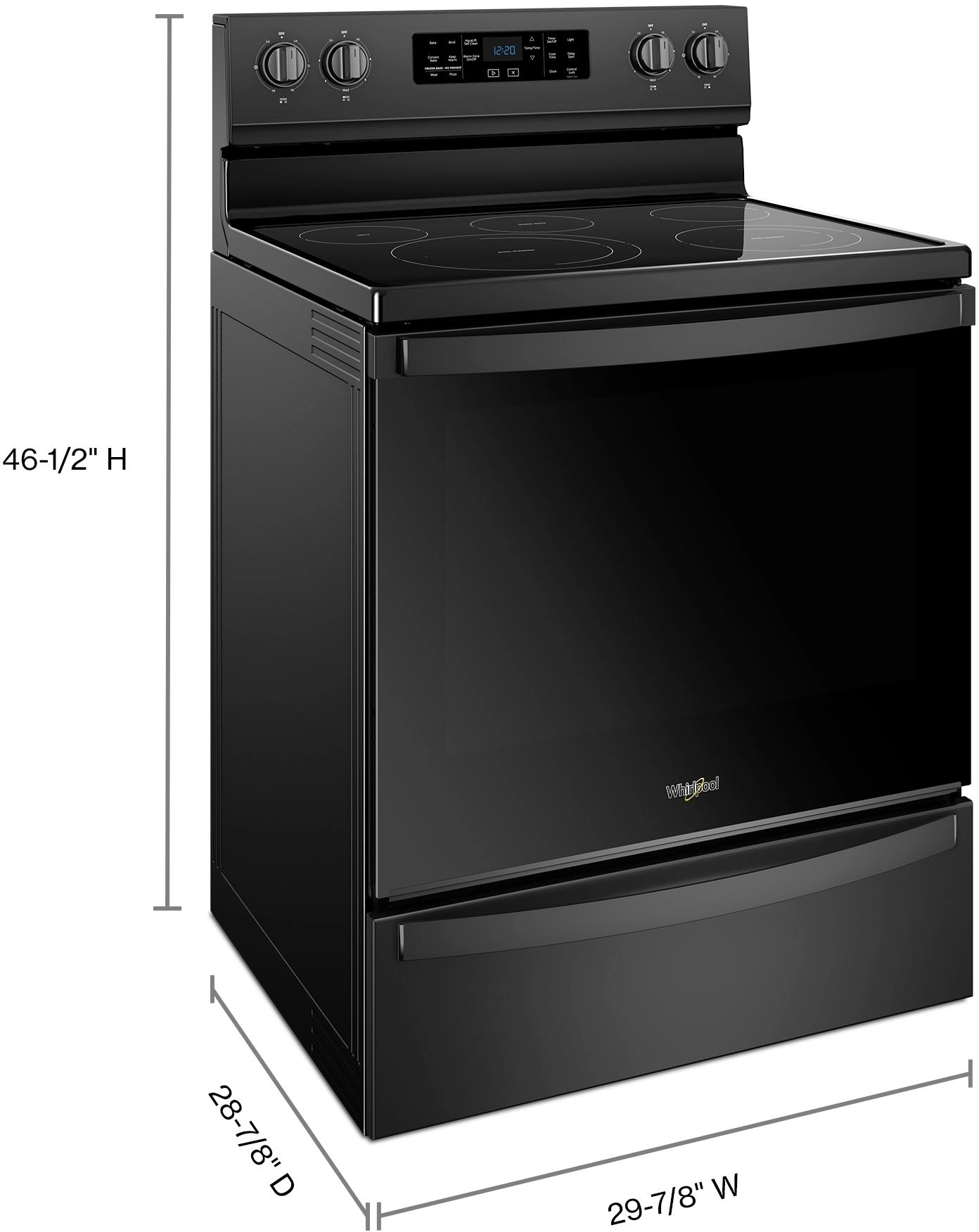 Whirlpool WFE775H0HB Black