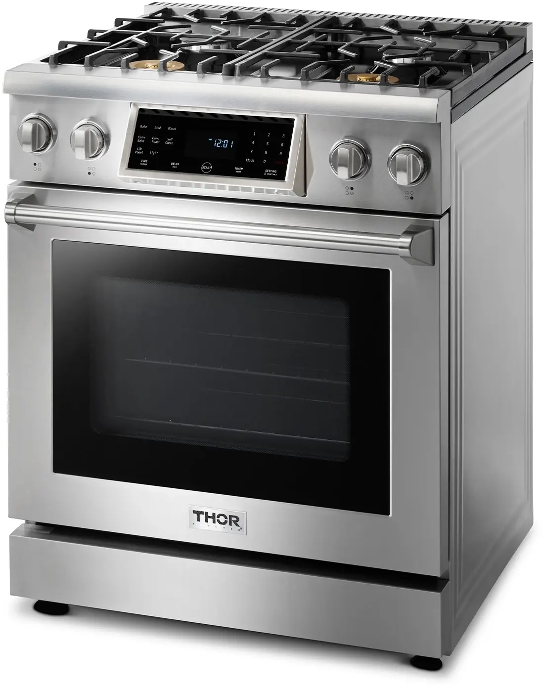 Thor TRG3001 30 Inch Gas Range Stainless Steel | Plesser's Appliances