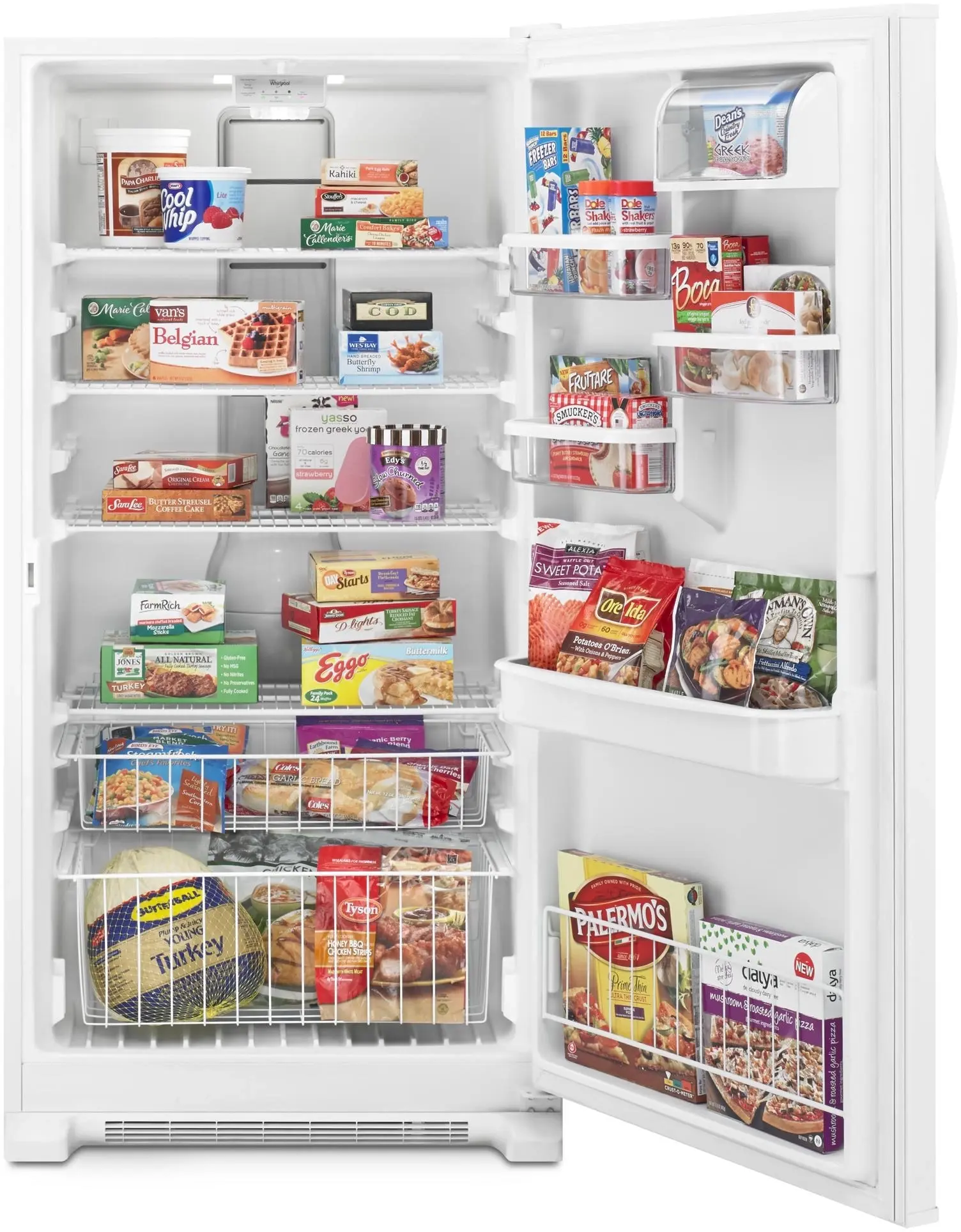 Whirlpool WZF79R20DW 34 Inch Upright Freezer White | Plesser's