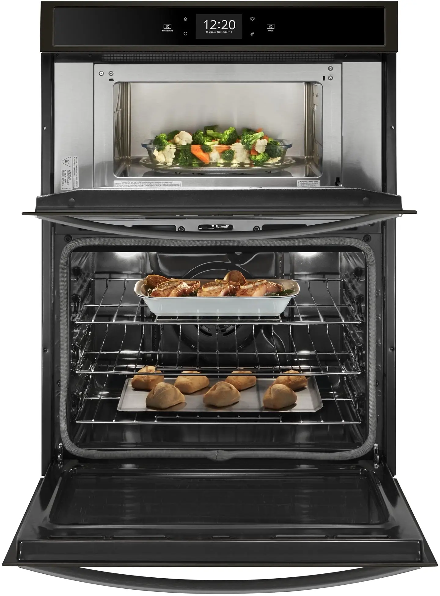Whirlpool WOC75EC0HV Black Stainless Steel