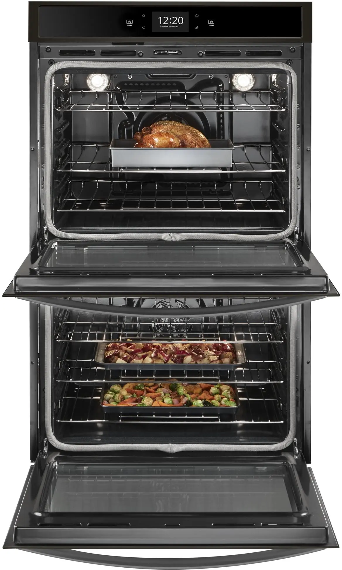 Whirlpool WOD77EC0HV Fingerprint Resistant Black Stainless