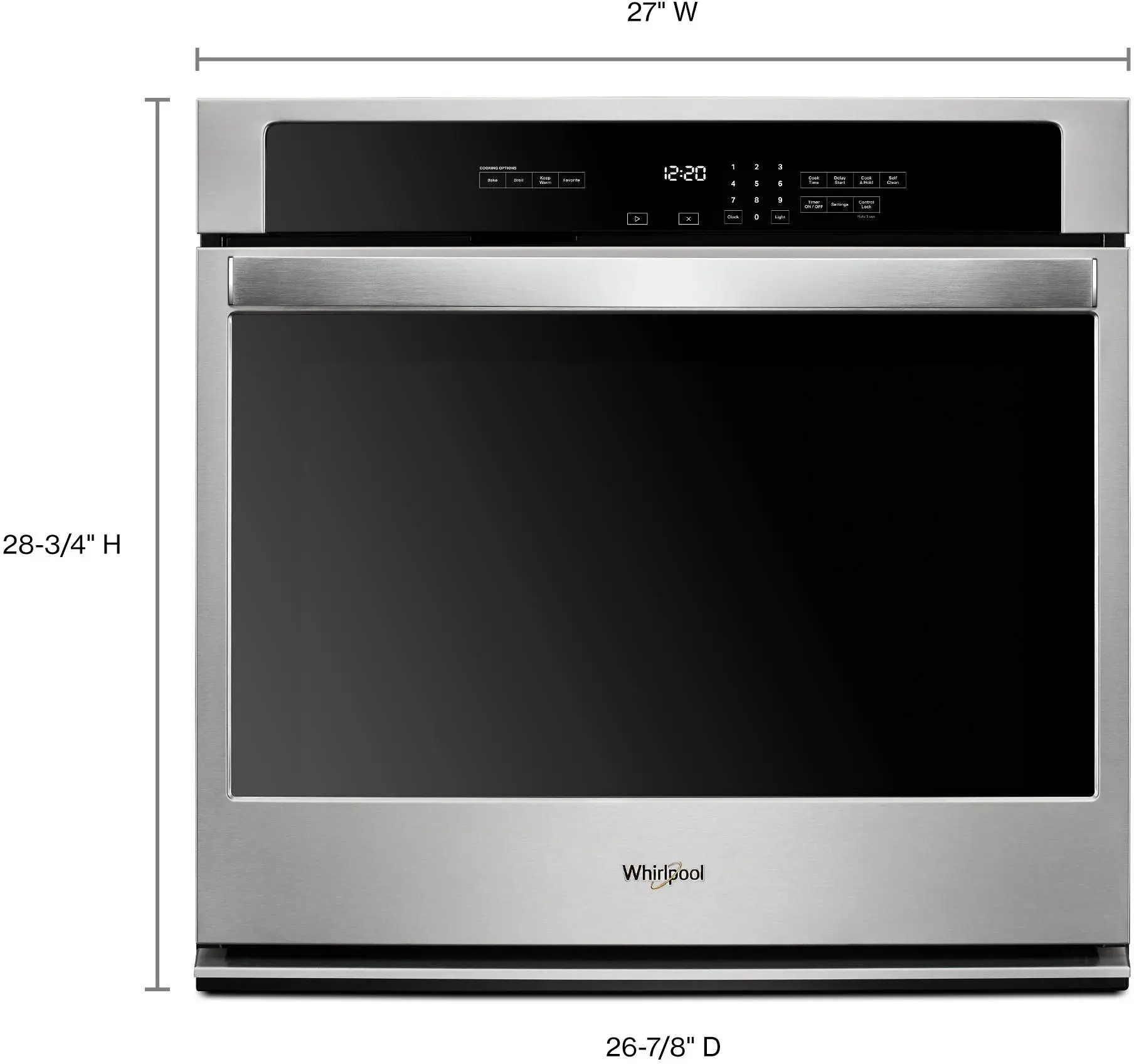 Whirlpool WOS31ES7JS Stainless Steel