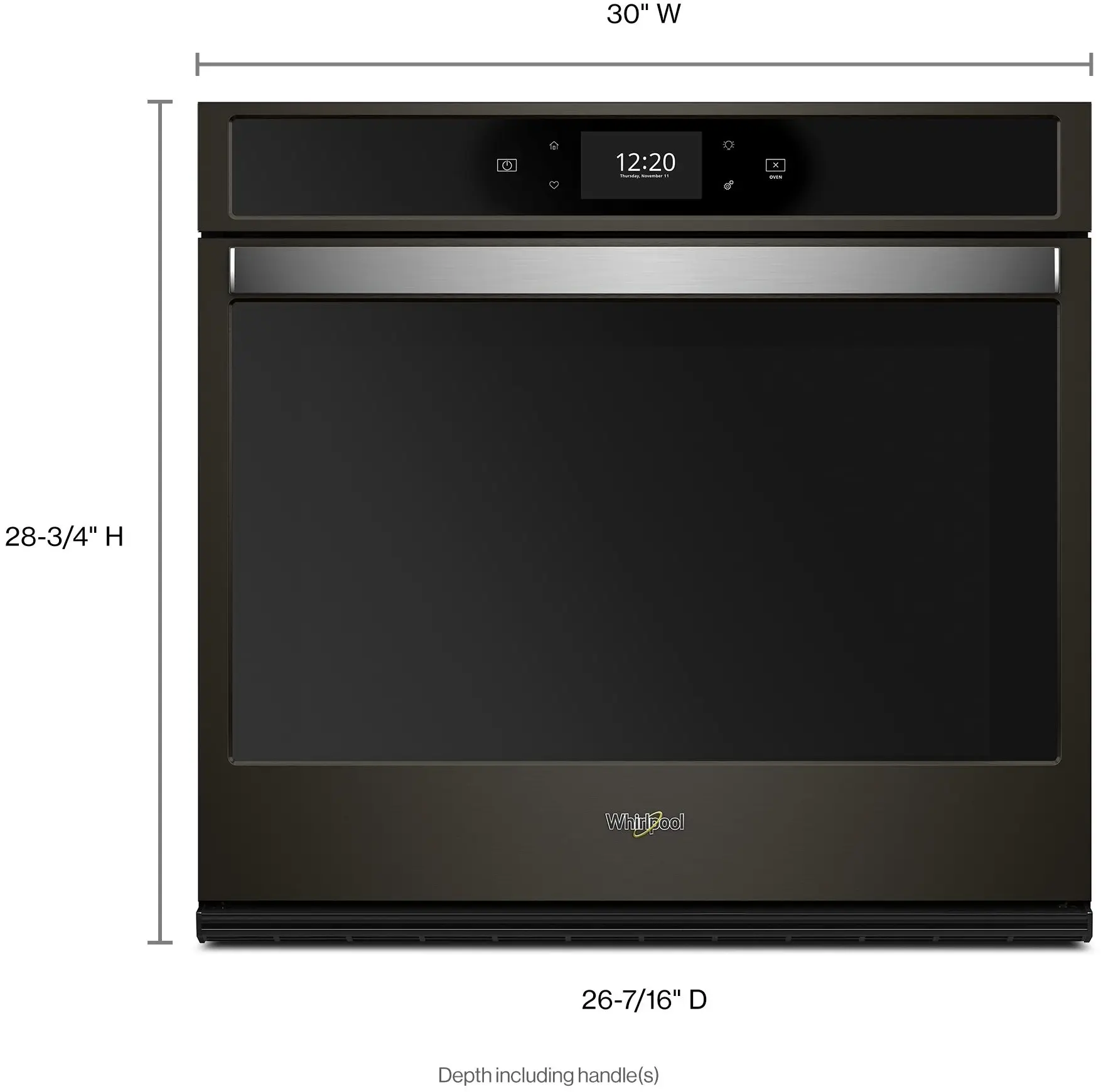 Whirlpool WOS72EC0HV Black Stainless Steel