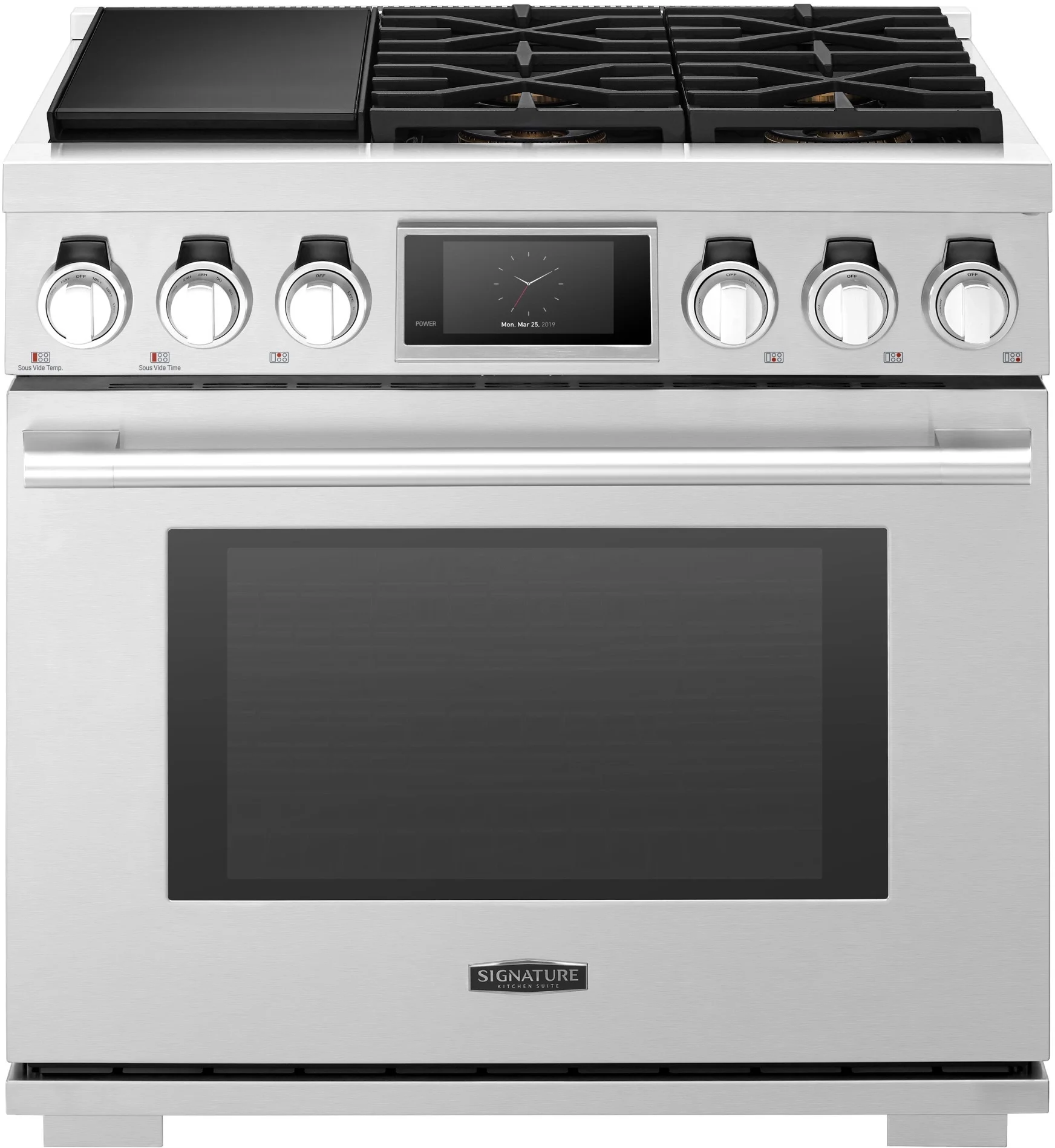 Signature Kitchen Suite SKSDR360SS 36 Inch Dual Fuel Range, Sous