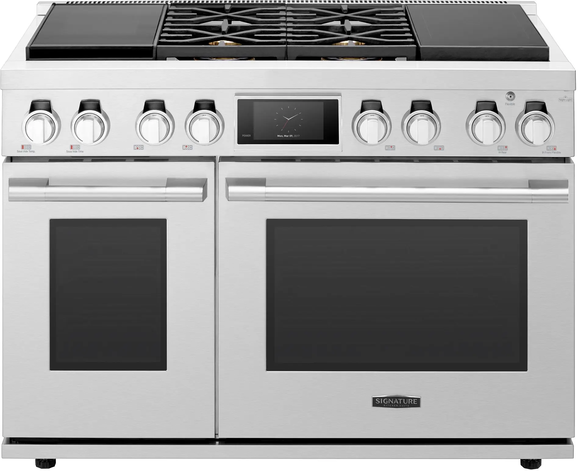 食器 50.s Signature Kitchen Suite SKSDR480SIS 48 Inch Dual Fuel Range, Sous