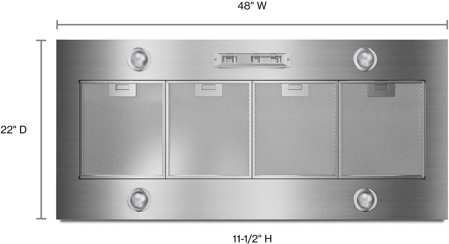 Whirlpool UVL6048JSS 48 Inch, Stainless Steel