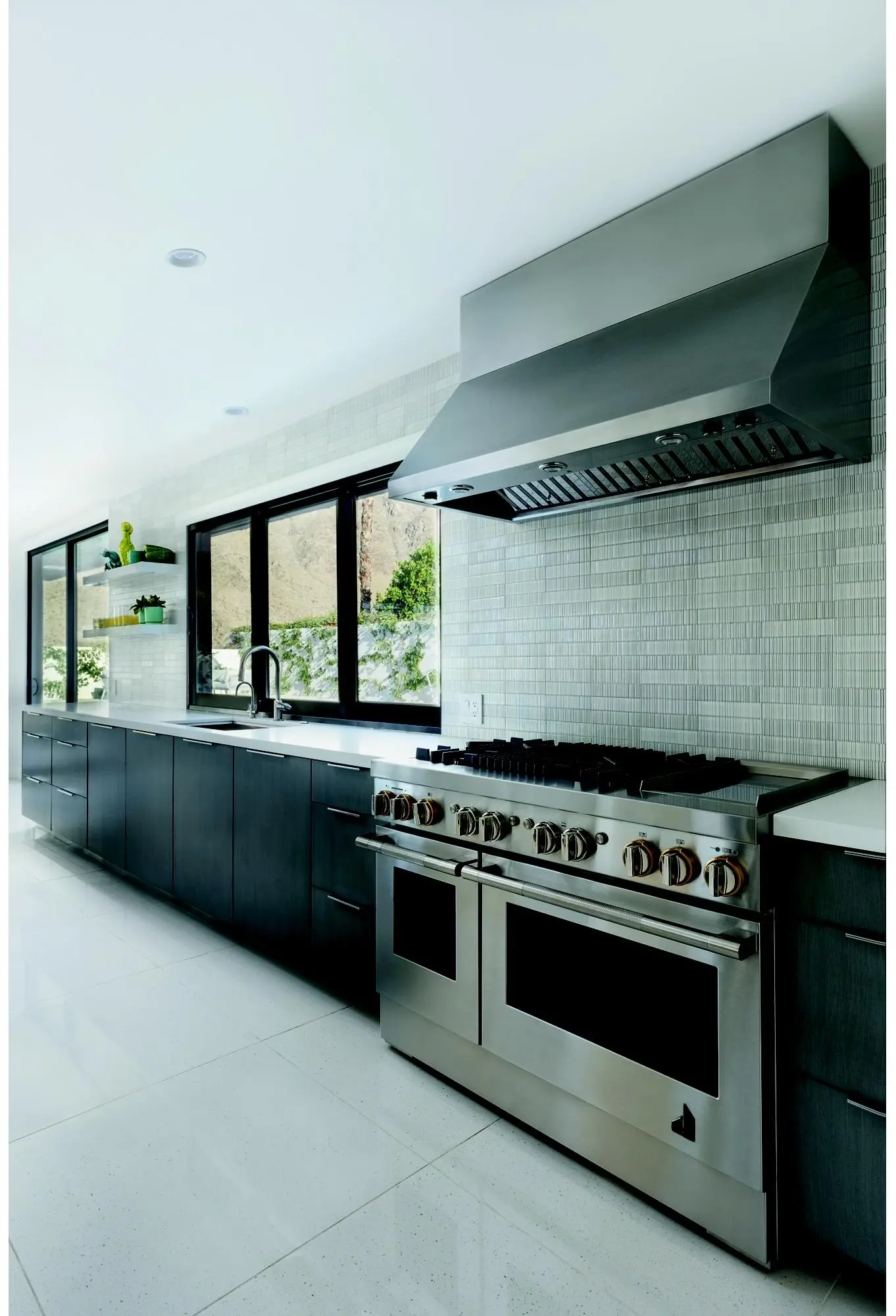 Jenn Air JXW9048HP Wall Mount Range Hood: Stainless Steel, 48 Inch