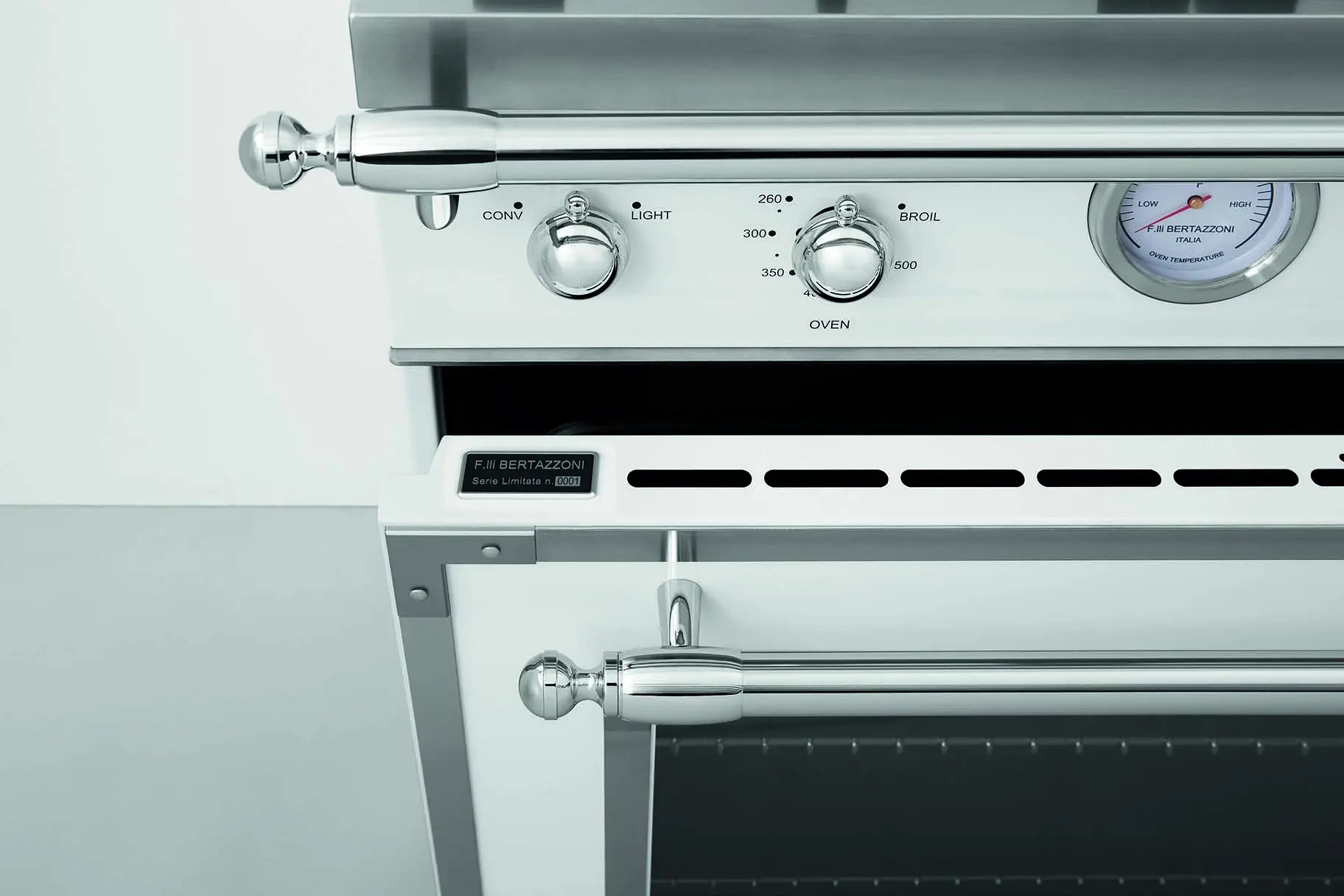 Bertazzoni HERT366GASNET Nero Matt Black, Natural Gas