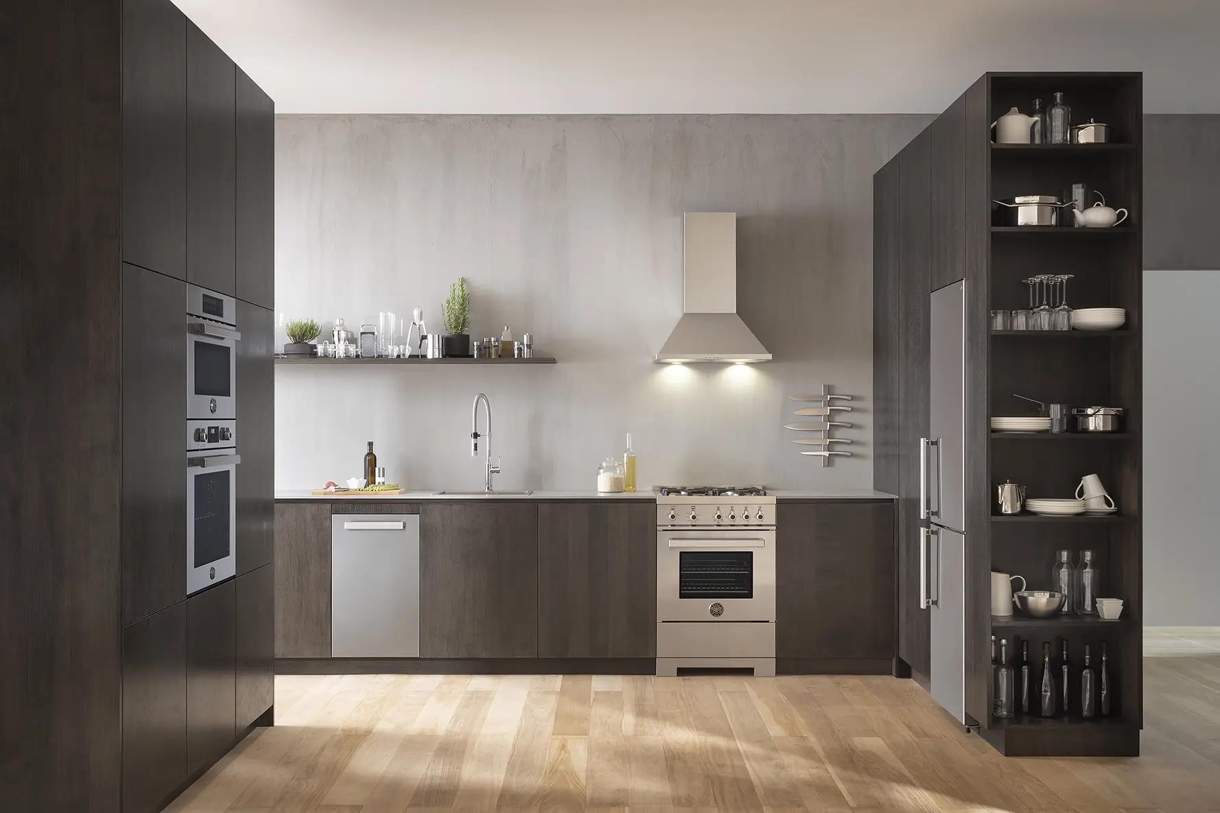 Bertazzoni PROF244GASXE Stainless Steel, Natural Gas