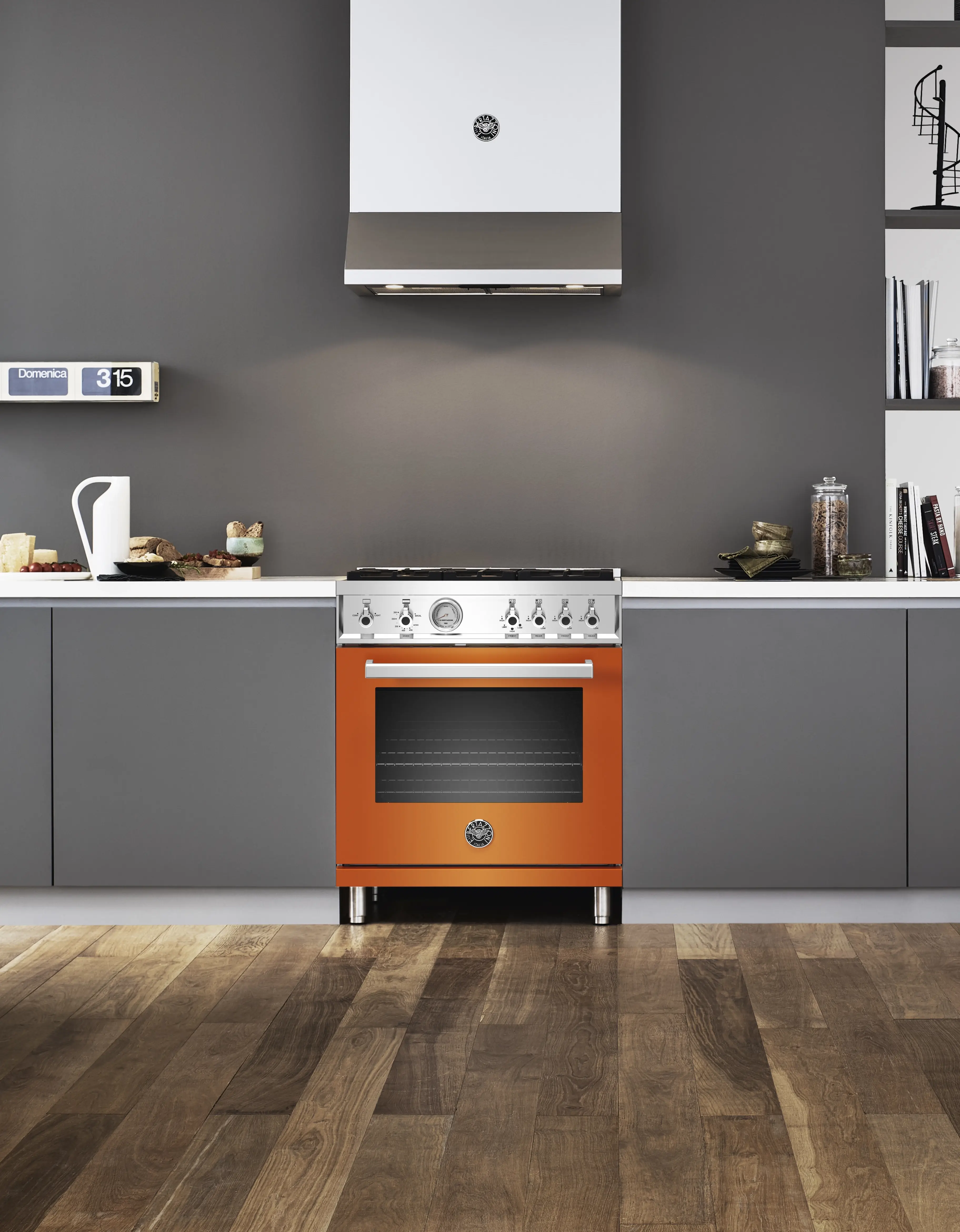 Bertazzoni PROF304GASART Arancio Orange